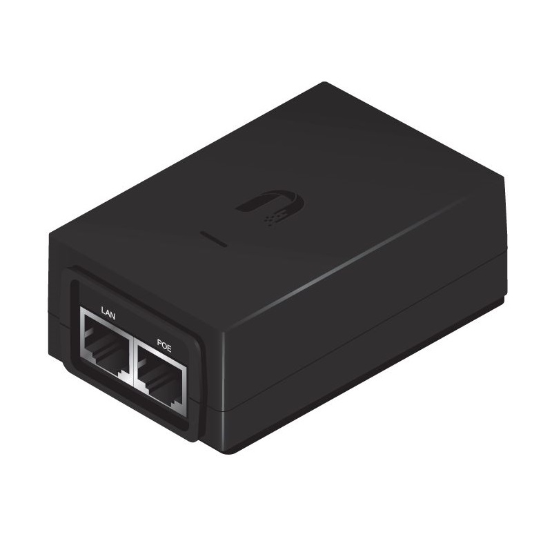 UBIQUITI 48 VDC, 0.5A Gigabit PoE Adapter (POE-48-24W-G) - The source for WiFi  products at best prices in UK 