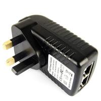 24V (1A) Gigabit PoE adapter, UK type plug (POE-24V-24W-G-UK)