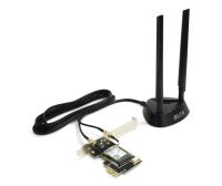 ALFA NETWORK Wi-Fi 6E PCIe Card with Magnetic Antenna (AIT-AX210-EX)
