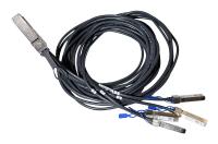 MIKROTIK QSFP56 to 4x SFP56 break-out cable, 3m (DQ+BC0003-DS+)