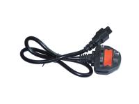 C5 Power Cord UK Type Plug 60cm